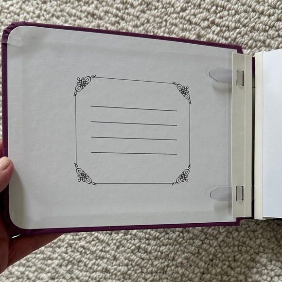 Creative Memories Magenta and Gold Hardcover Scrapbook. - Picture 3 of 7